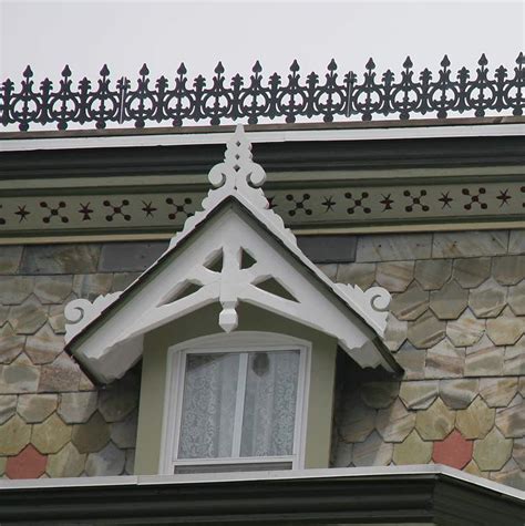 what do you call decorative metal spikes on victorian houses|victorian ornamental moldings.